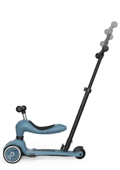 2in1 Kickboard 'Highwaykick 1 Push & Go' steel