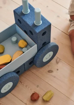 3-in-1 Lauflernwagen Deep Blue / Sky Blue