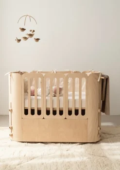 4-in-1 mitwachsendes Babybett 112-148 x 60 cm