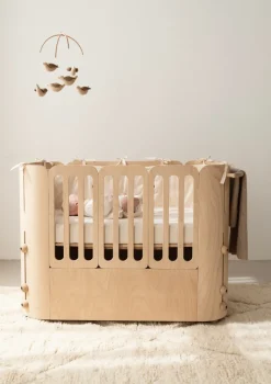 4-in-1 mitwachsendes Babybett 112-148 x 60 cm