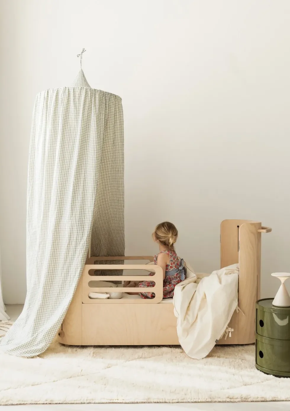4-in-1 mitwachsendes Babybett 112-148 x 60 cm