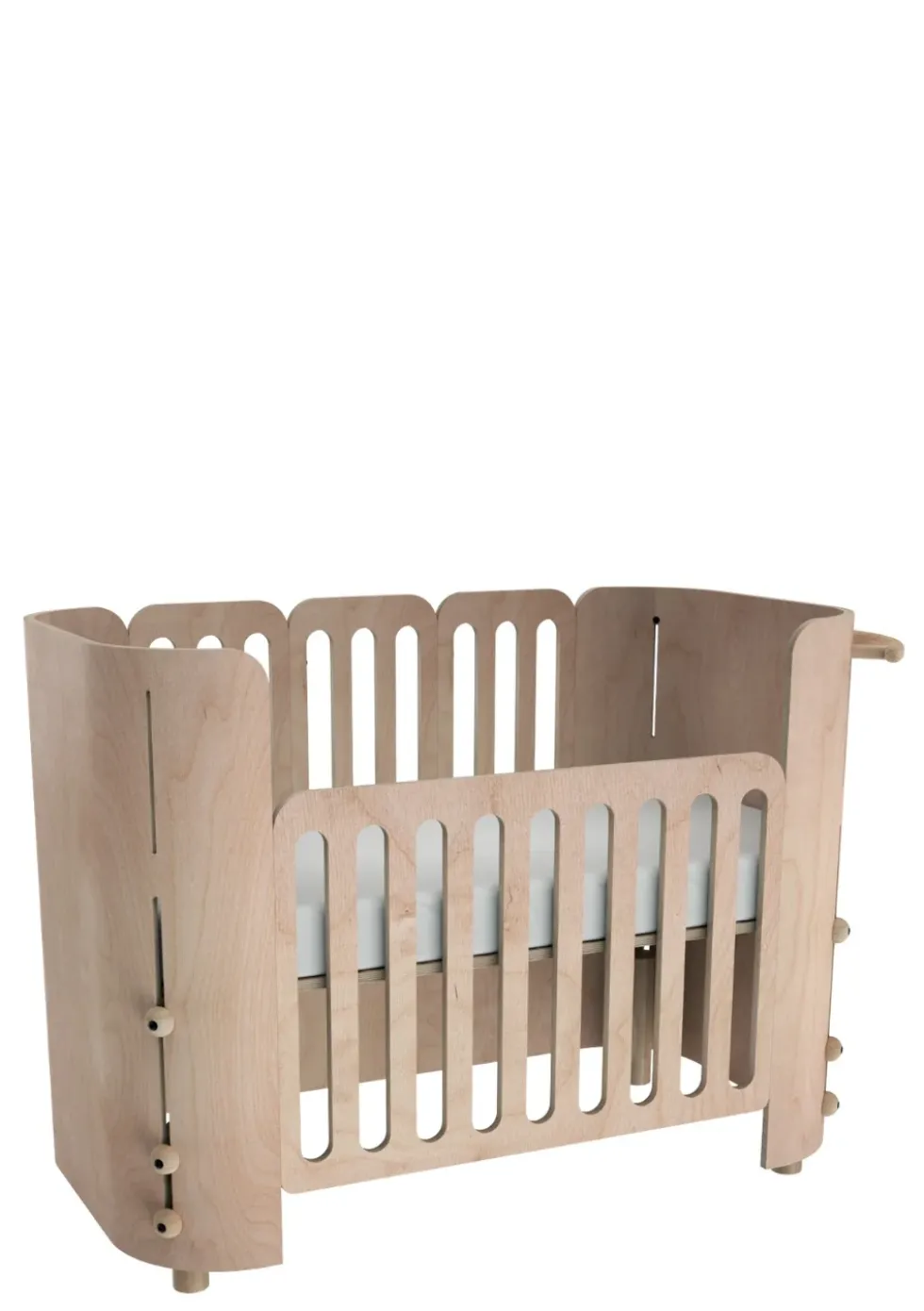 4-in-1 mitwachsendes Babybett 112-148 x 60 cm