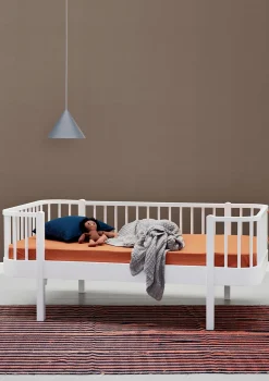 Junior Bettsofa 'Wood Original' Weiß 160 x 90 cm