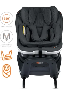 Kindersitz 'iZi Turn B i-Size' Anthracite Mesh