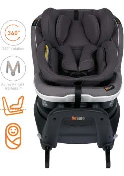 Kindersitz 'iZi Turn B i-Size' Metallic Mélange
