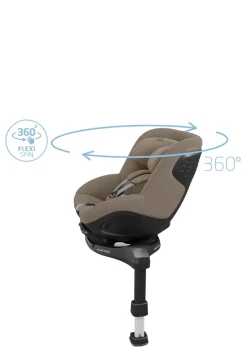 Kindersitz 'Mica 360 Pro' Authentic Truffle