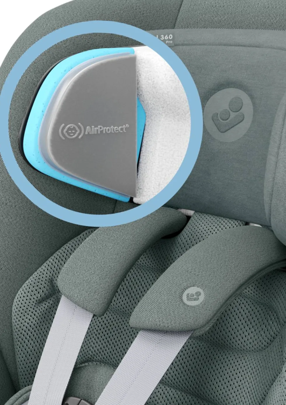 Kindersitz 'Pearl 360 Pro' Authentic Grey