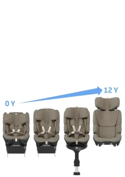 Kindersitz 'Pearl XL Slide Pro' Authentic Truffle