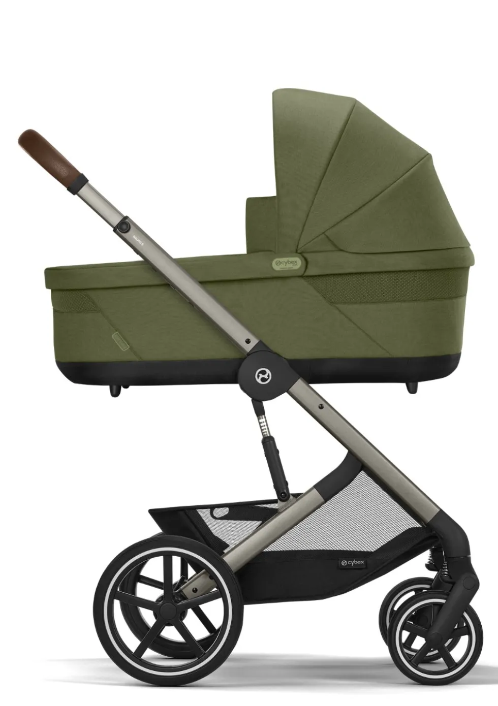 Kinderwagen 'Balios S LUX' Taupe / Moss Green