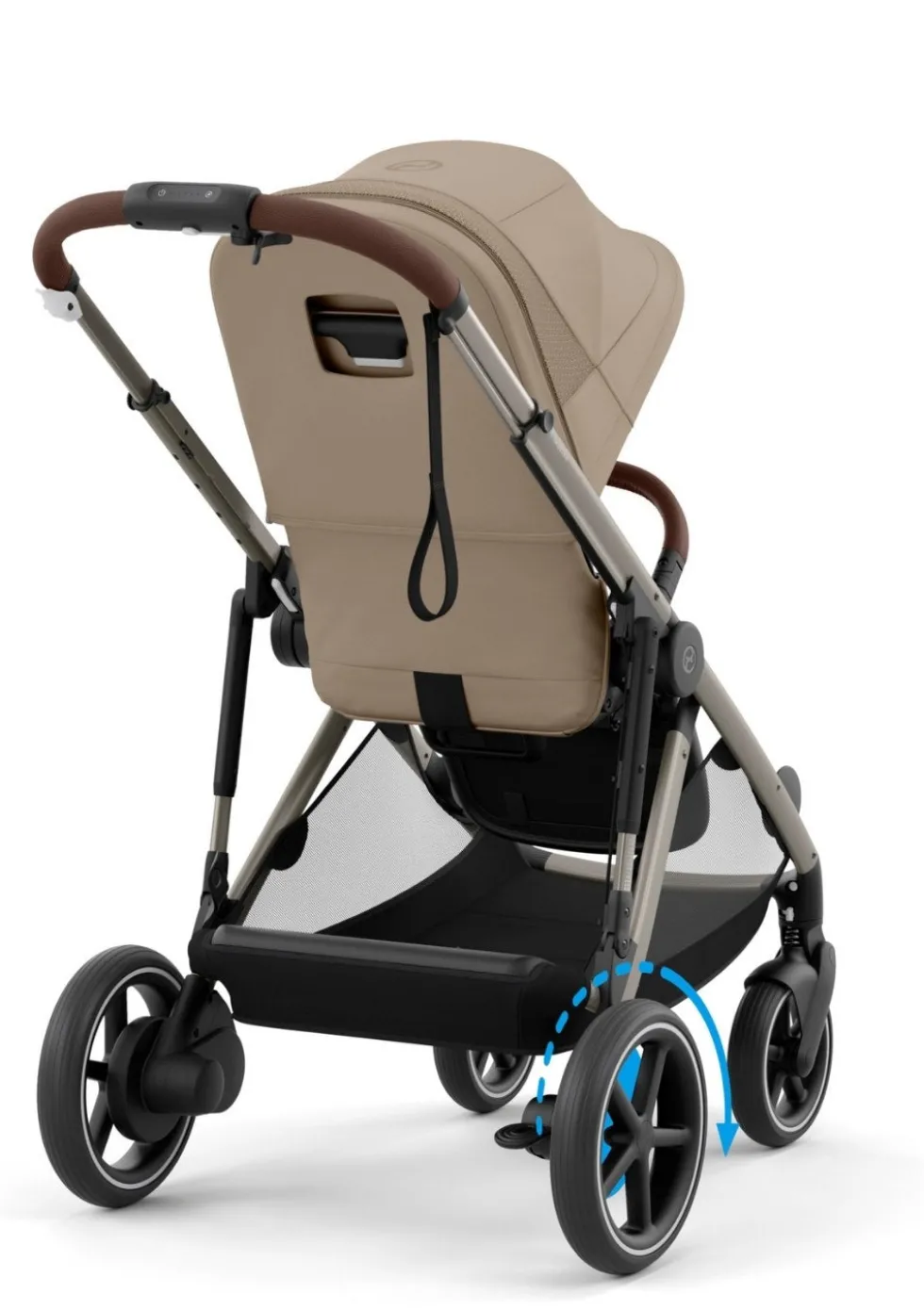 Kinderwagen 'e-Gazelle S' Taupe / Almond Beige