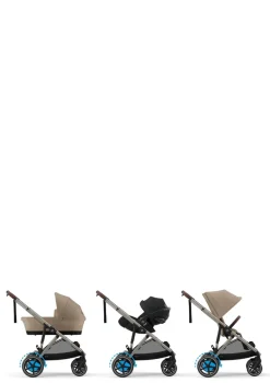 Kinderwagen 'e-Gazelle S' Taupe / Almond Beige
