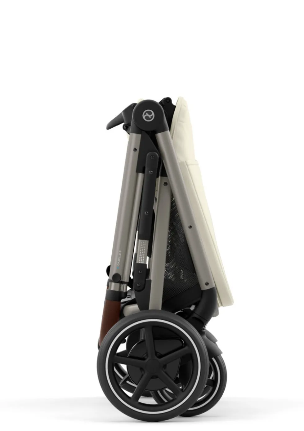 Kinderwagen 'e-Gazelle S' Taupe / Seashell Beige