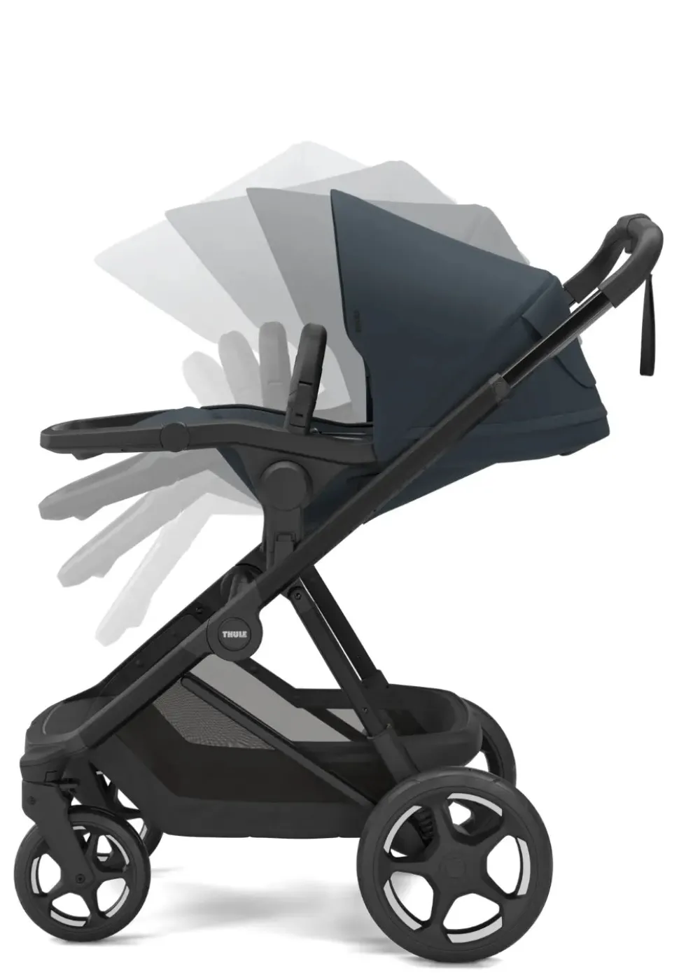 Kinderwagen-Set 'Charm' Darkest Blue