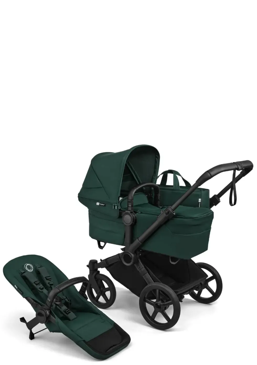 Kinderwagen-Set 'Donkey 6 Single' Fern Green