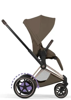 Kinderwagen-Set 'e-Priam Style' Coconut Brown