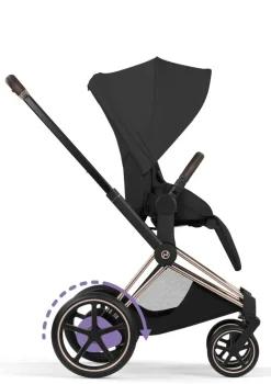 Kinderwagen-Set 'e-Priam Style' Sepia Black