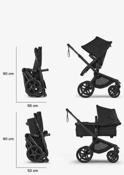 Kinderwagen-Set 'Fox 5 Renew – designed by you' Graphit / Heritage Black