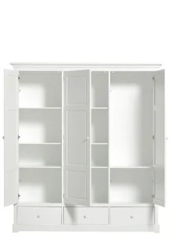 Kleiderschrank 'Seaside' 3-türig weiß