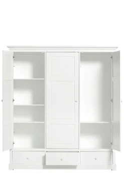 Kleiderschrank 'Seaside' 3-türig weiß