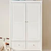 Kleiderschrank 2-türig weiß