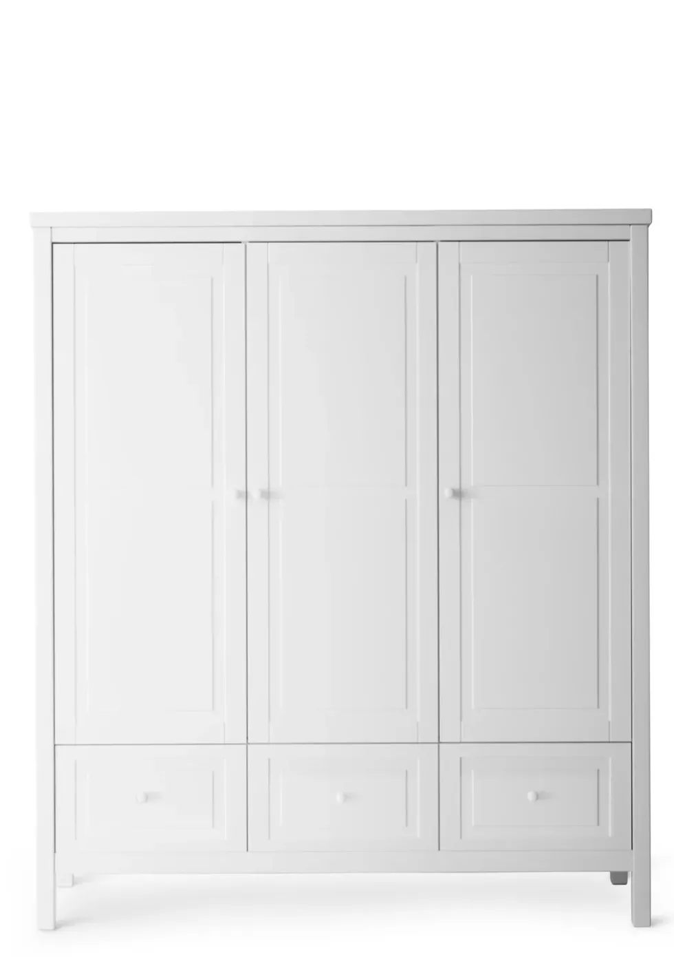 Kleiderschrank 3-türig weiß