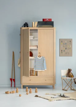 Kleiderschrank 'Wood' 2-türig Eiche