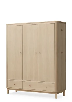 Kleiderschrank 'Wood' 3-türig Eiche