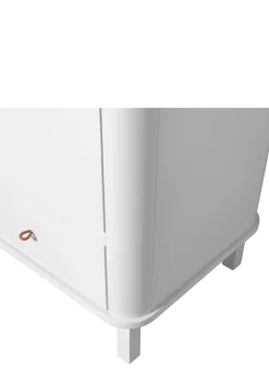 Kleiderschrank 'Wood' 3-türig weiss