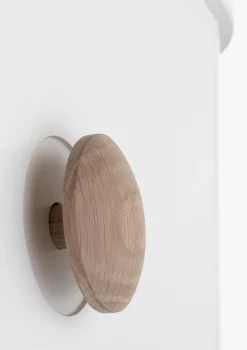 Kleiderschrank 'Wood' 3-türig weiss / Eiche