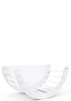 Kletterbogen Birke Weiß inkl. Kissen Cord Creme Beige