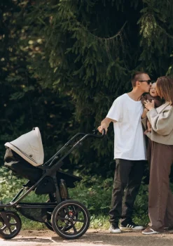 Kombi-Kinderwagen 'Pro' lachs