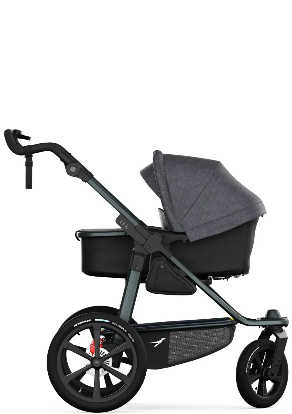 Kombi-Kinderwagen 'Pro' premium schwarz