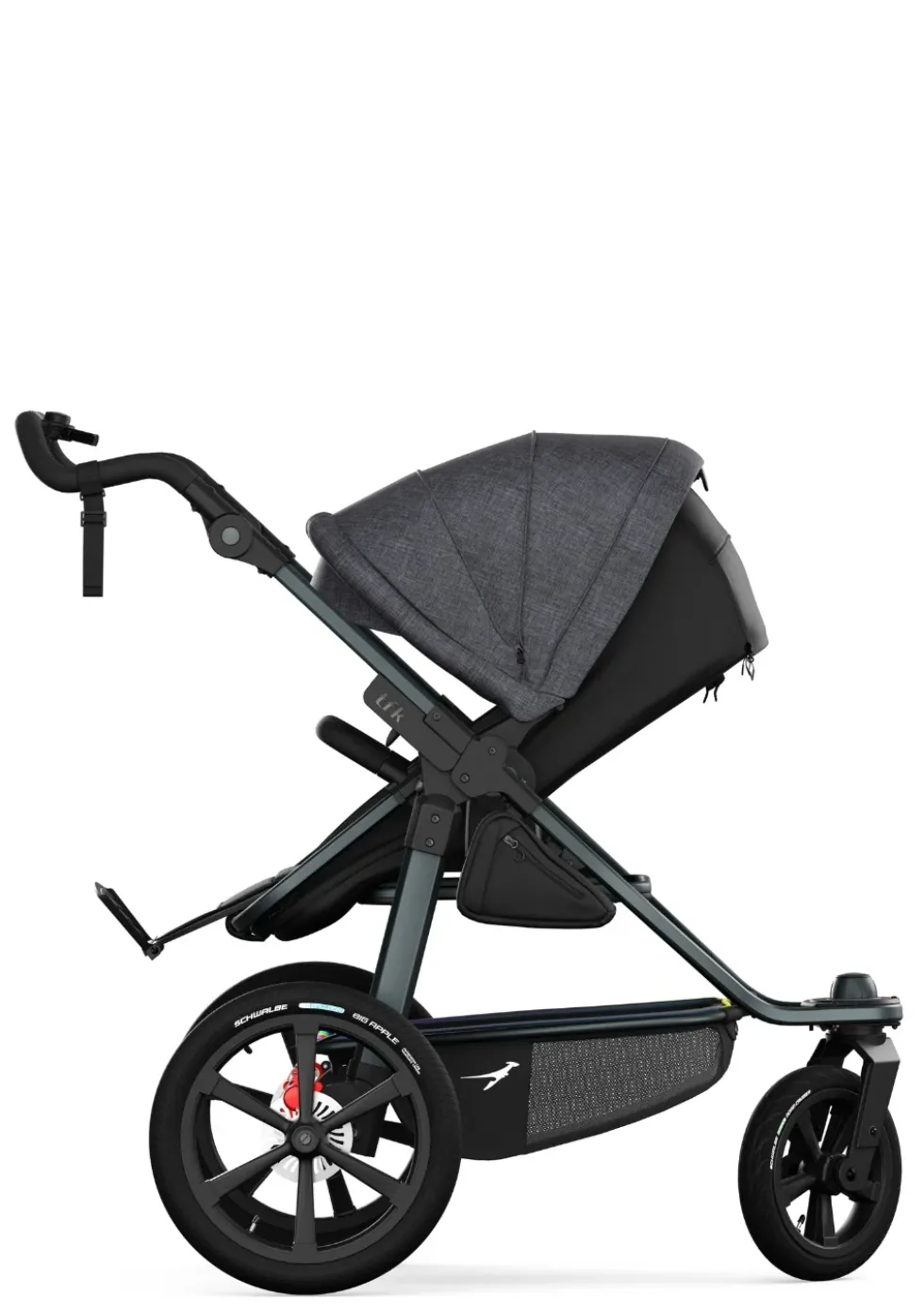 Kombi-Kinderwagen 'Pro' premium schwarz