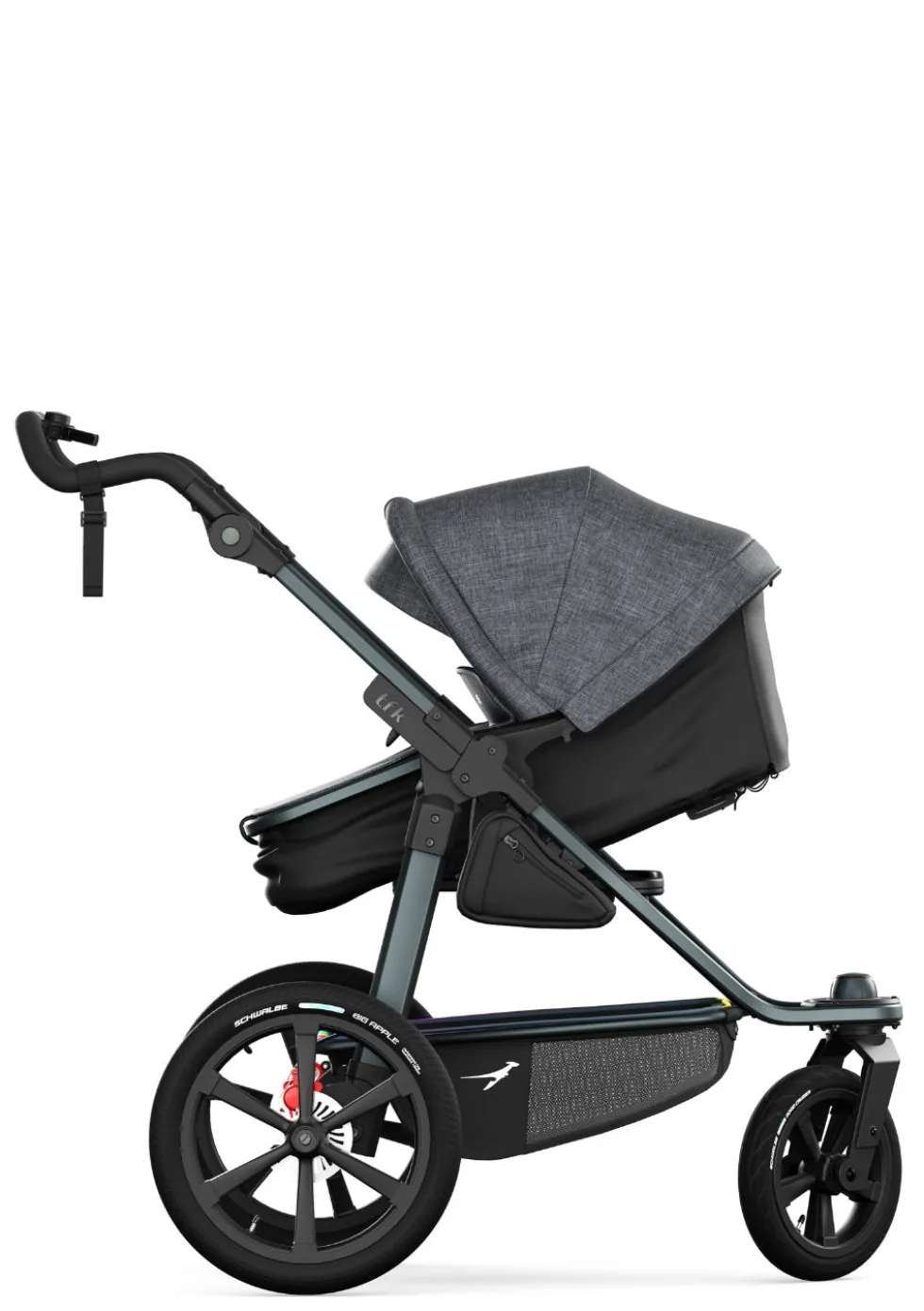Kombi-Kinderwagen 'Pro' premium schwarz