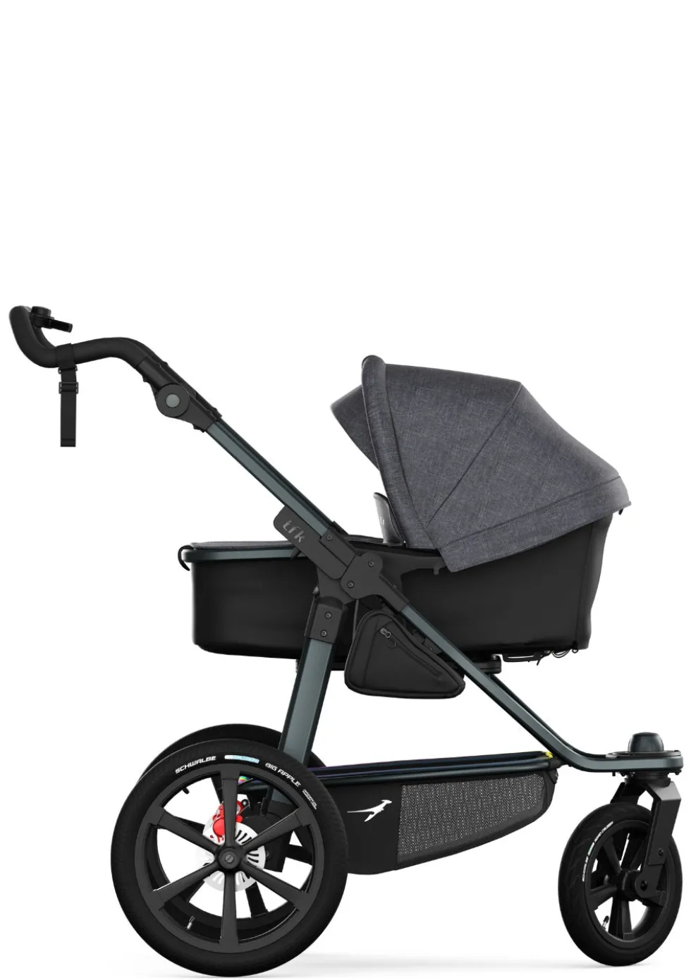 Kombi-Kinderwagen 'Pro' premium schwarz
