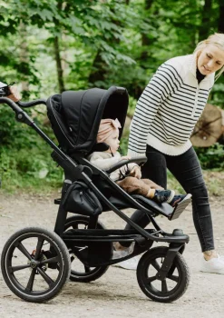 Kombi-Kinderwagen 'Pro' schwarz
