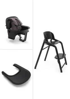 Komplettes Hochstuhl-Set 'Giraffe' Schwarz