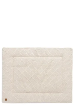 Krabbeldecke 'Check Knit' Oatmeal 95 x 75 cm