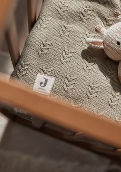 Krabbeldecke 'Grain Knit' Olive Green 95 x 75 cm