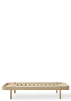 Lounger Bett 'Wood' Eiche 200 x 120 cm
