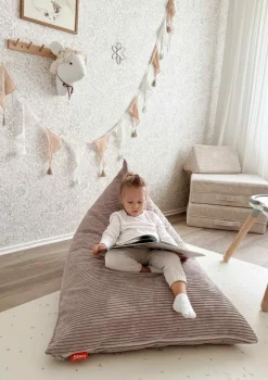 Lounger Sitzsack Cord Kirschblüte Rosa