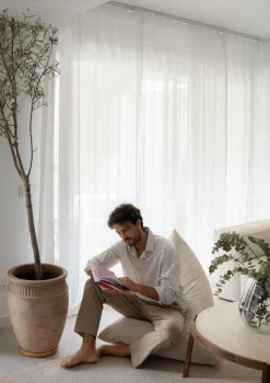 Lounger Sitzsack Cord Koala Grau
