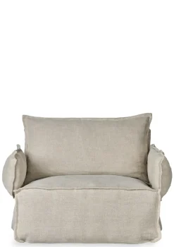 Lounge-Sessel 'Linen Lounger' Beige