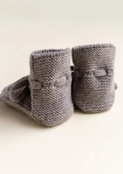 Merino Baby Booties Otter