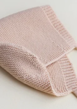 Merino Bonnet 'Dolly' Apricot