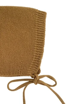 Merino Bonnet 'Dolly' Mustard