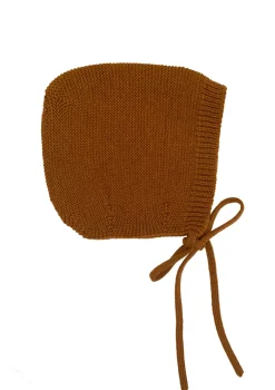 Merino Bonnet 'Dolly' Rust