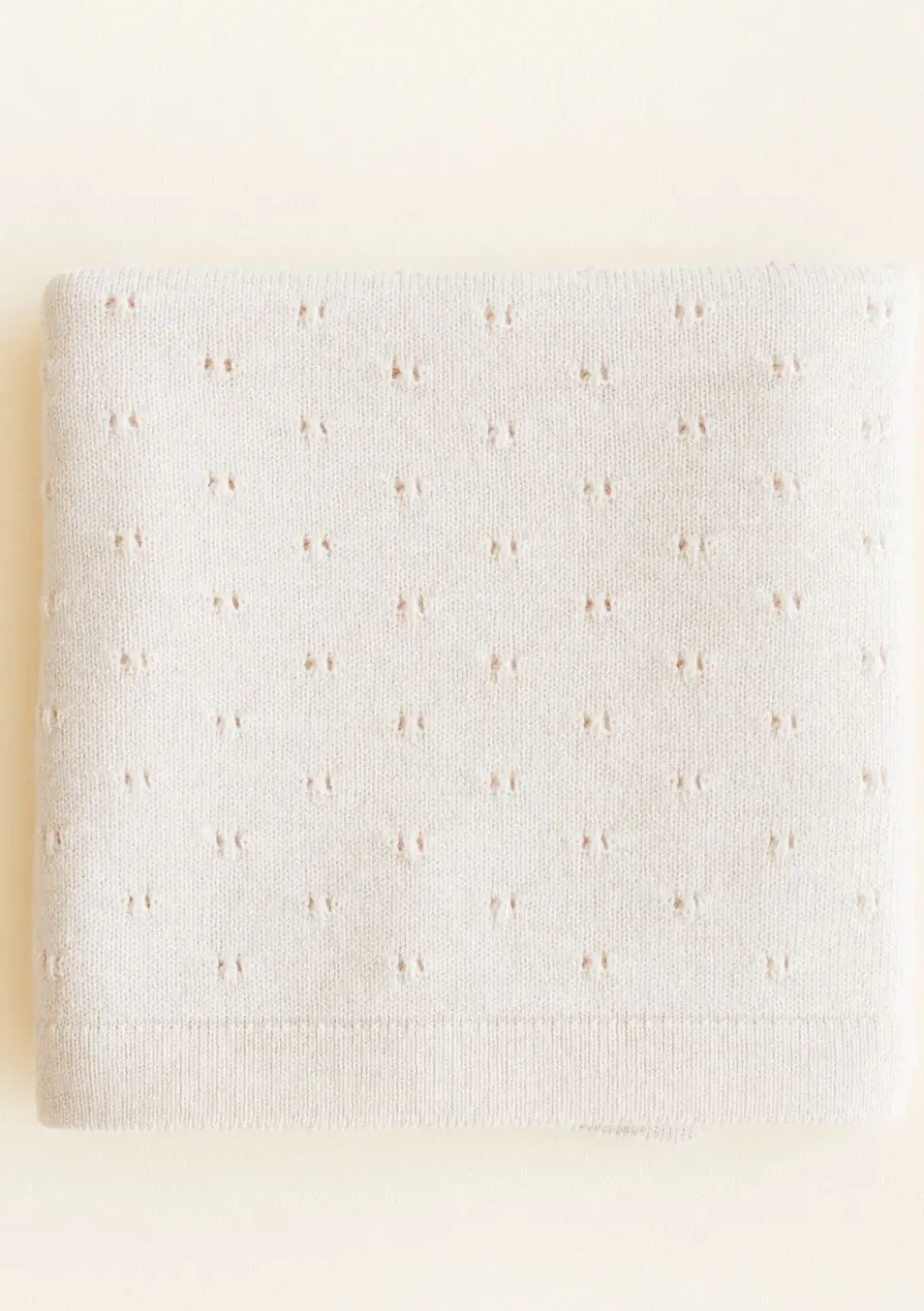 Merino Decke 'Bibi' Cream