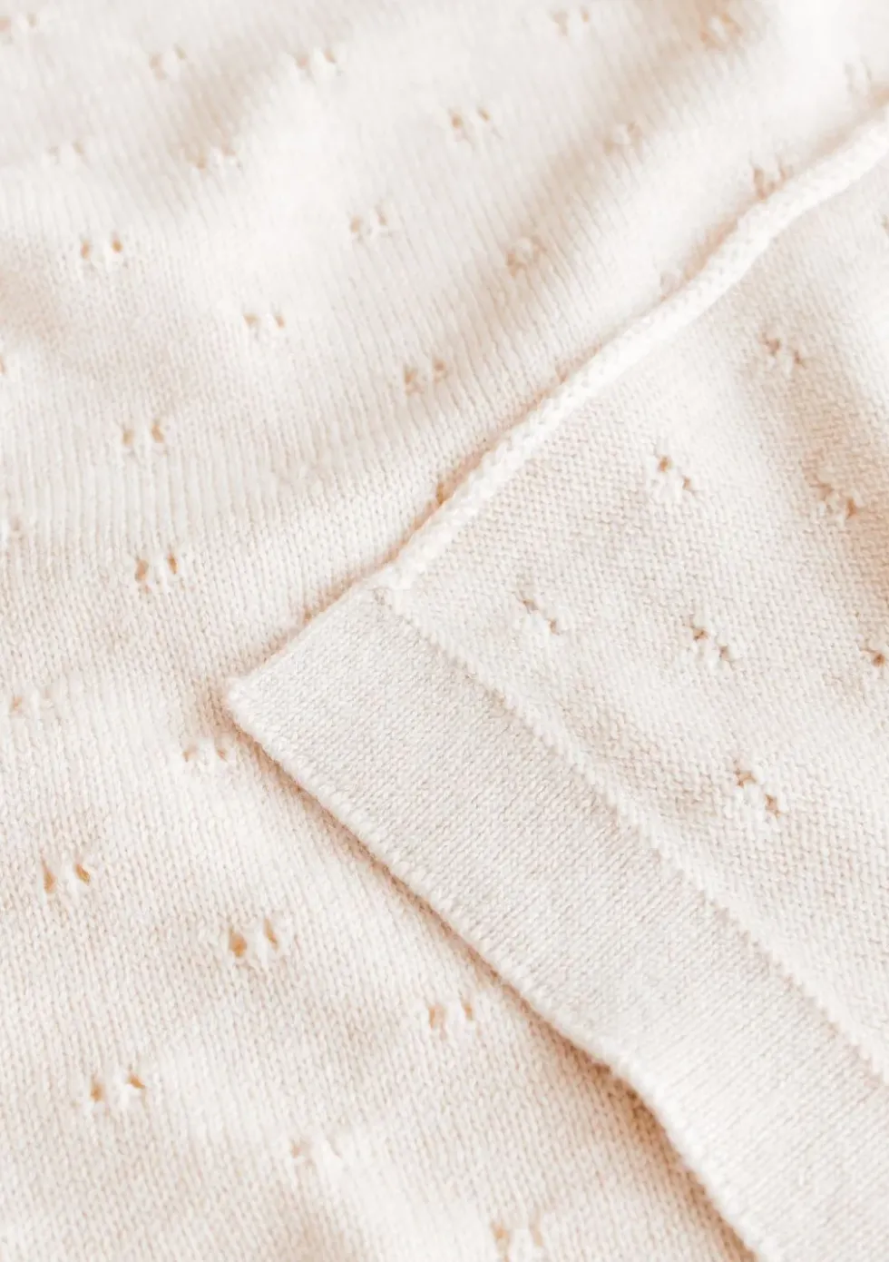 Merino Decke 'Bibi' Cream