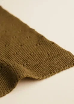 Merino Decke 'Bibi' Mustard